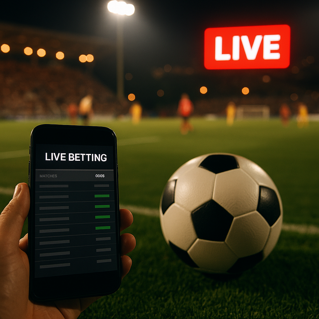 Mikakati ya Kubashiri kwa Kutumia “Live Betting” (Kubeti Wakati wa Mechi Inaendelea)