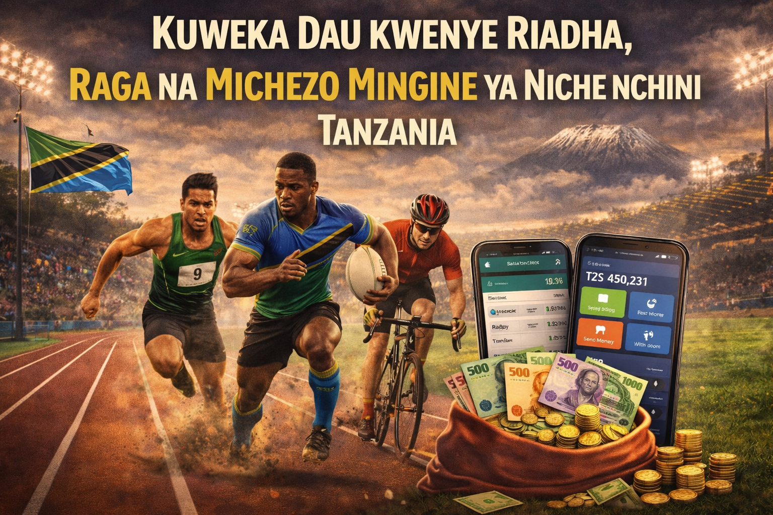 Kuweka Dau kwenye Riadha, Raga na Michezo Mingine ya Niche nchini Tanzania